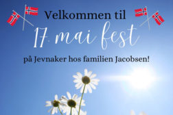 Velkommen til 17.mai fest på Jevnaker