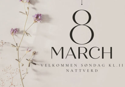 Sentrumkirken – søndag 08.03 kl 1100