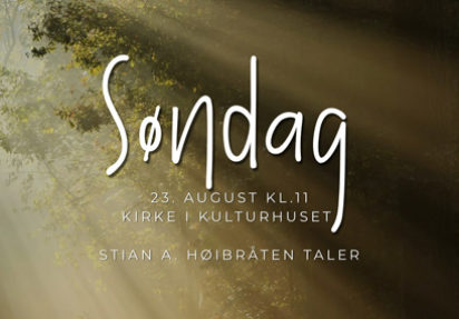 Sentrumkirken – søndag 13.08 kl 1100